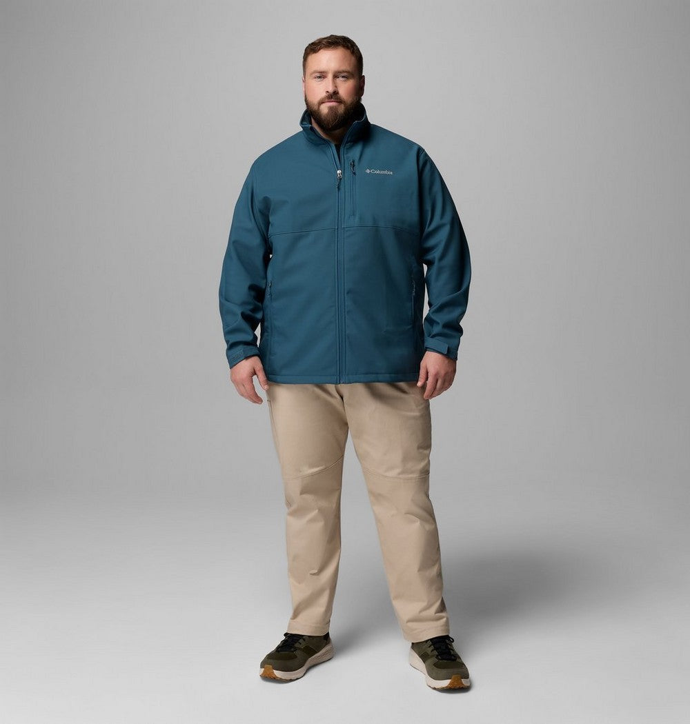 Men's Big Softshell Jacket - Grey