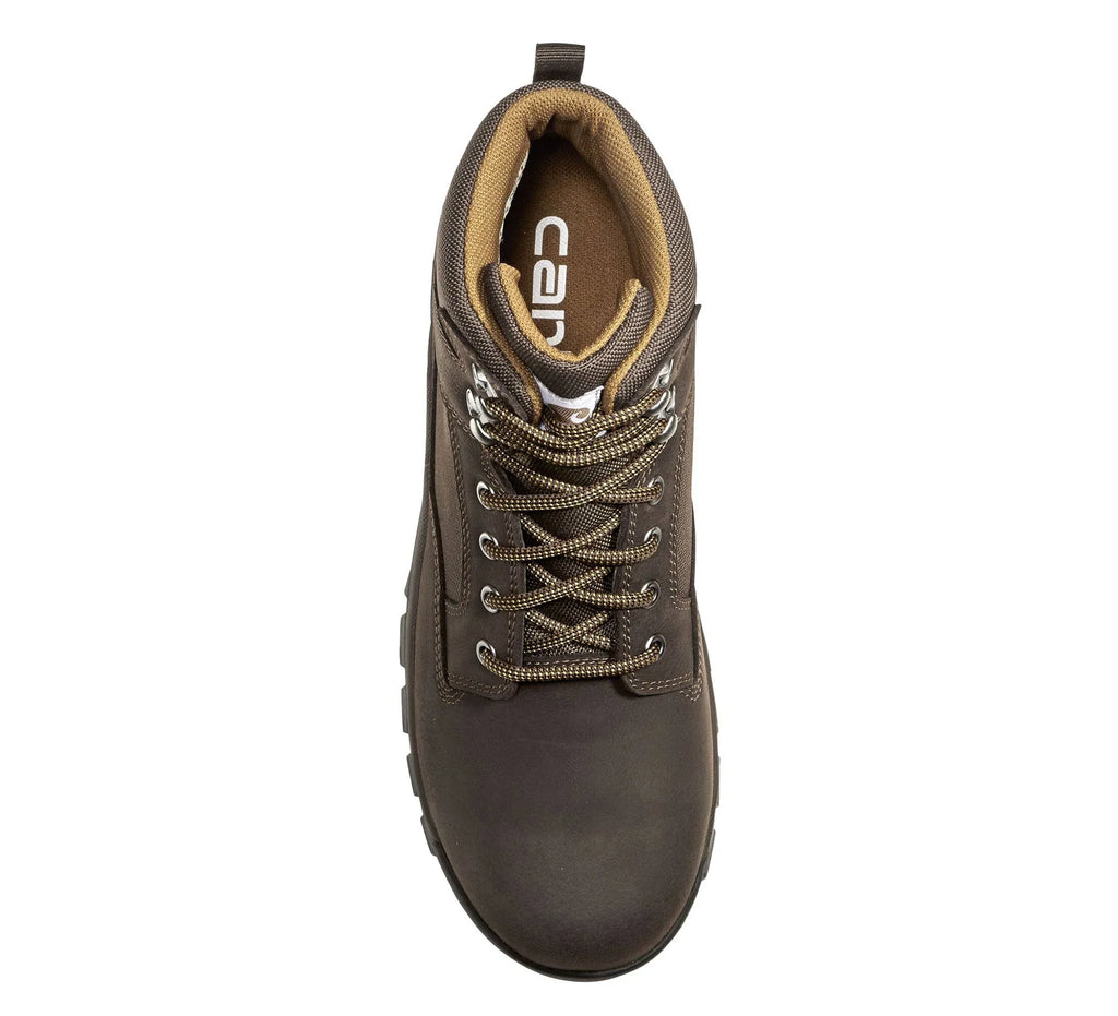 6-Inch Waterproof Soft Toe Work Boot - Dark Brown