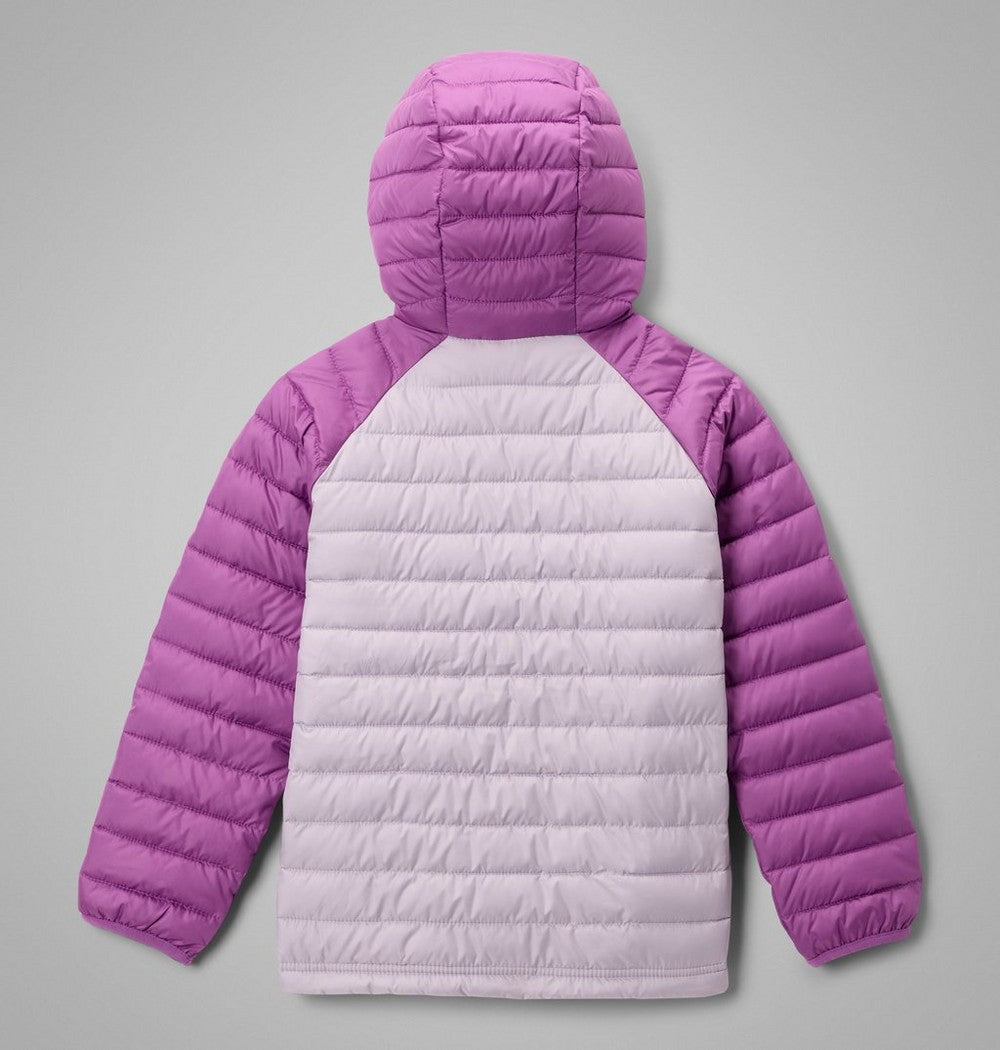 Girls' Hooded Insulated Puffer Jacket - White Paisley