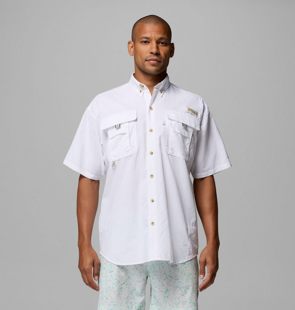 Men's Short Sleeve Utility Fishing Shirt - White