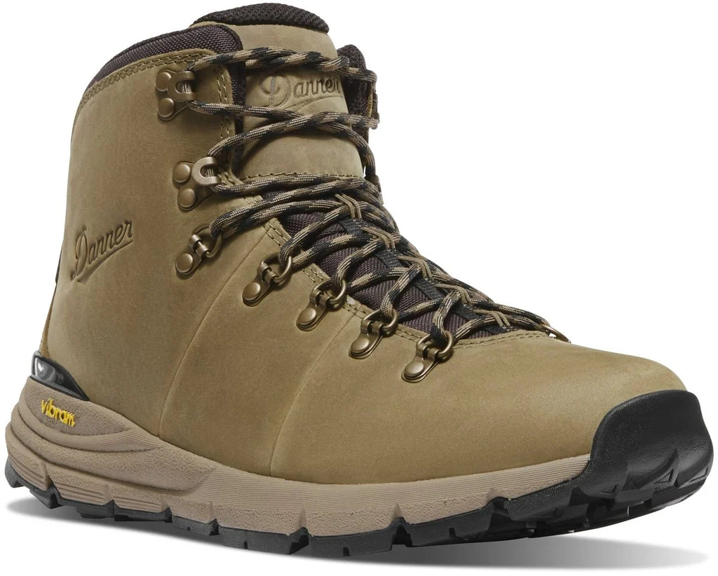 Men's Waterproof Leather Hiking Boot - Olive