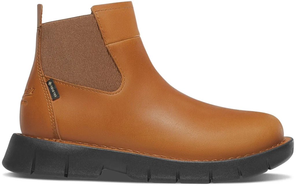 Women's Waterproof Leather Chelsea Boot - Brown