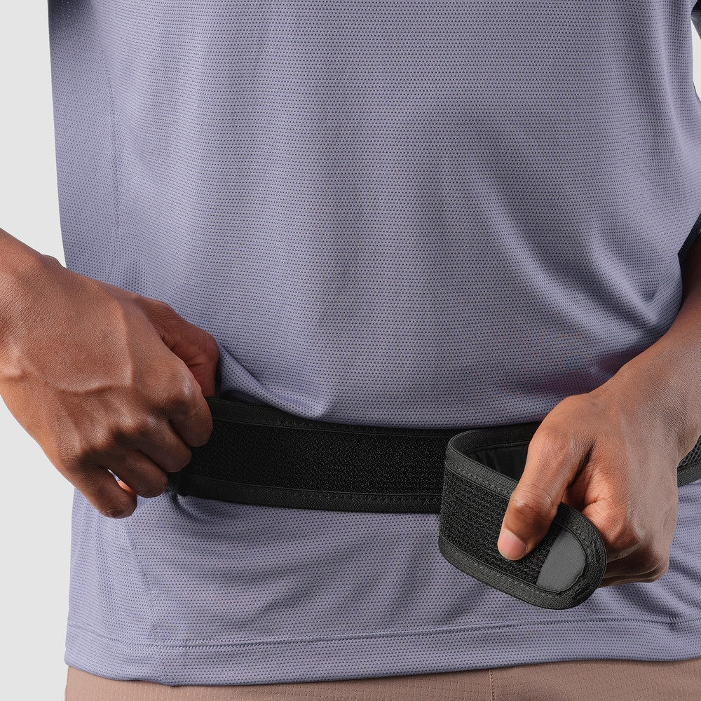 Hydration Waist Belt With Two Bottles - Black