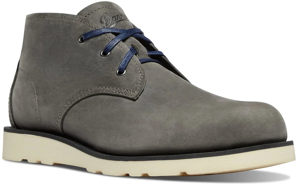 Men's Leather Chukka Boot - Charcoal