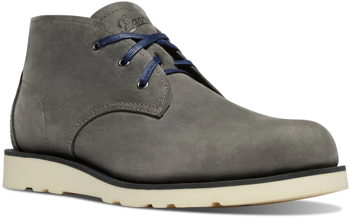 Men's Leather Chukka Boot - Charcoal