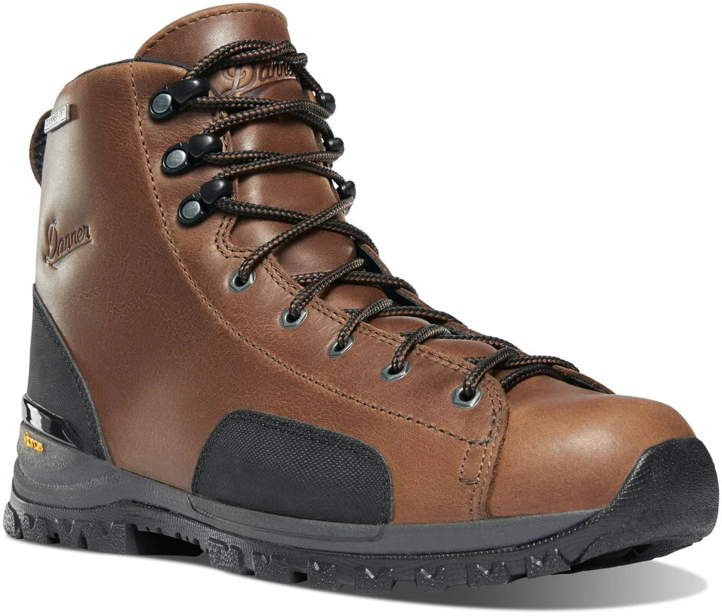 Men's Waterproof Composite Toe Work Boot - Dark Brown