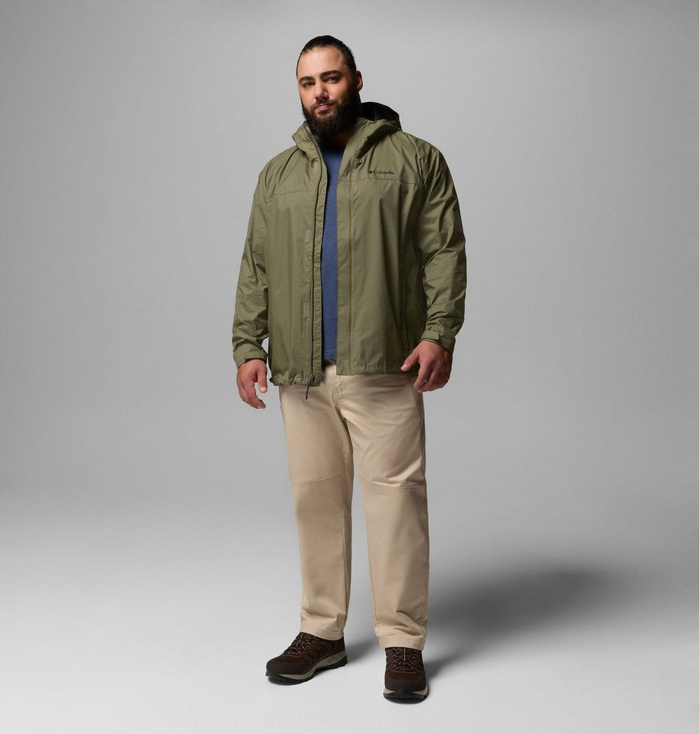 Men's Big Seam-Sealed Rain Jacket - Blue