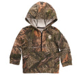 Infant Boys' Camo Half-Zip Hooded Sweatshirt