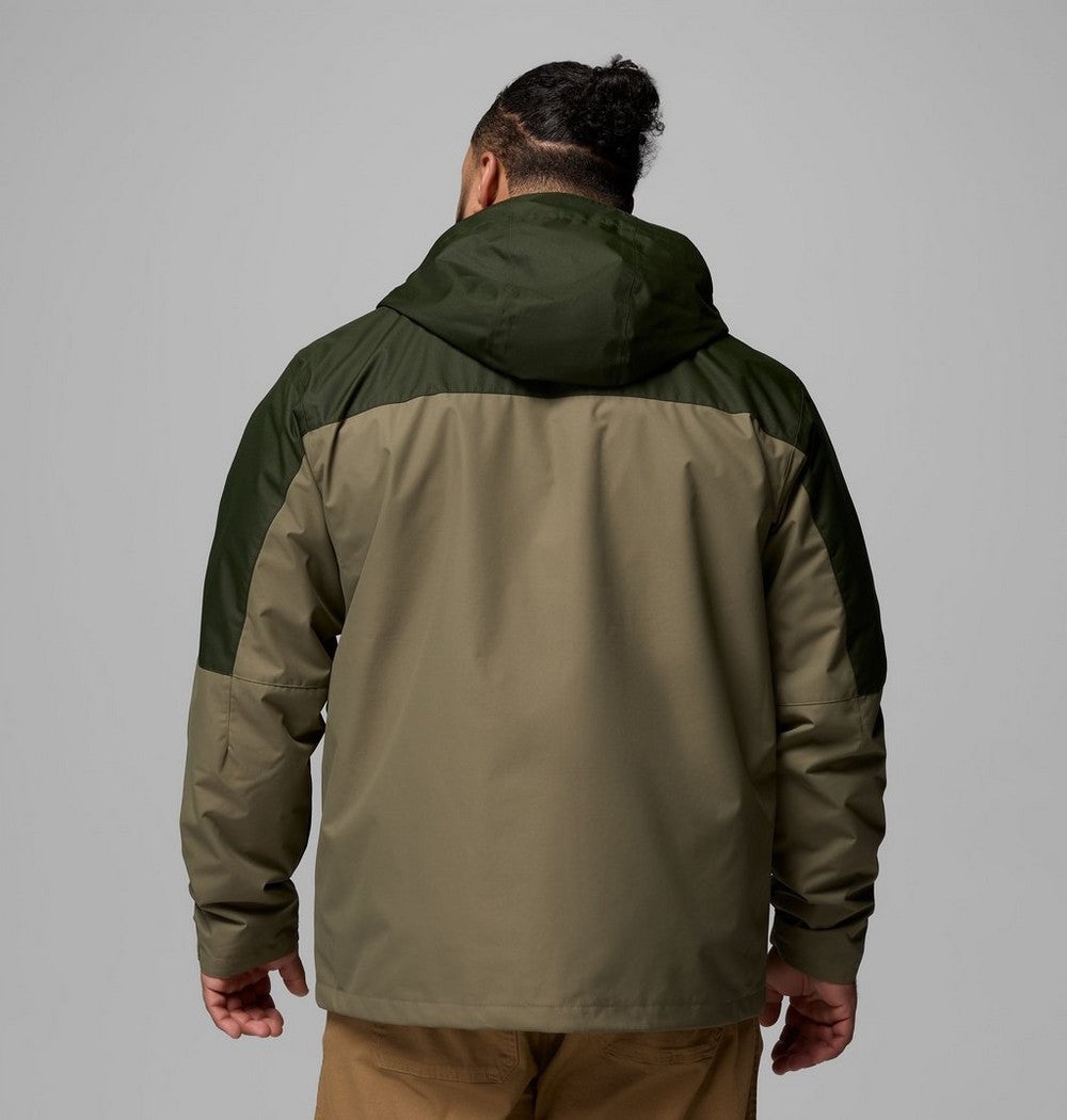 Men's Big 3-In-1 Waterproof Jacket - Green