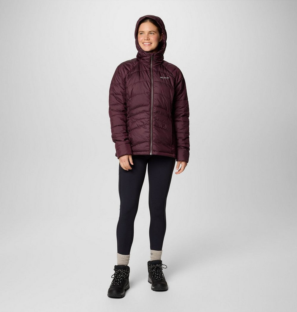 Women's Insulated Hooded Jacket - Wine