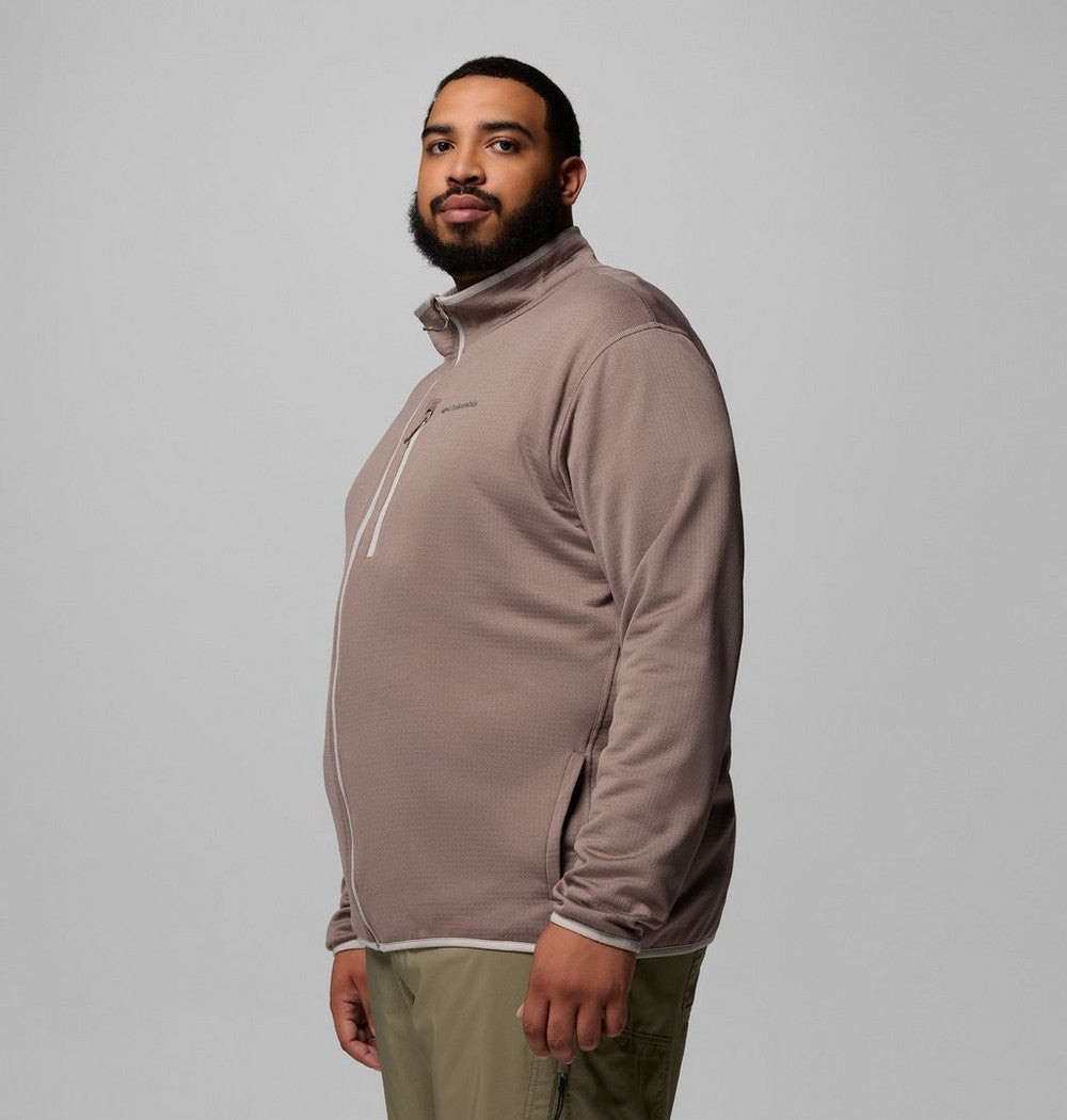 Men's Big Grid Fleece Full-Zip Jacket - Green