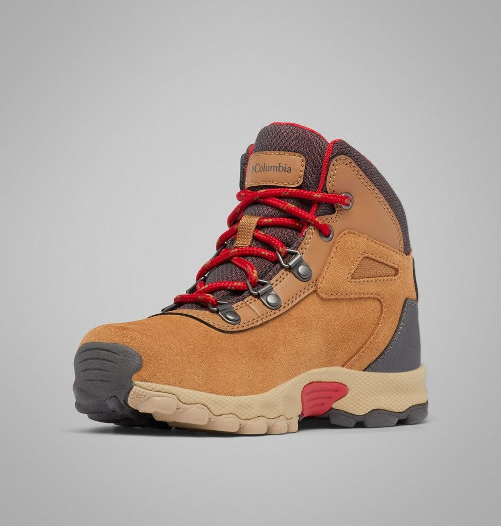 Big Kids' Suede Trail Hiking Boot - Black Red