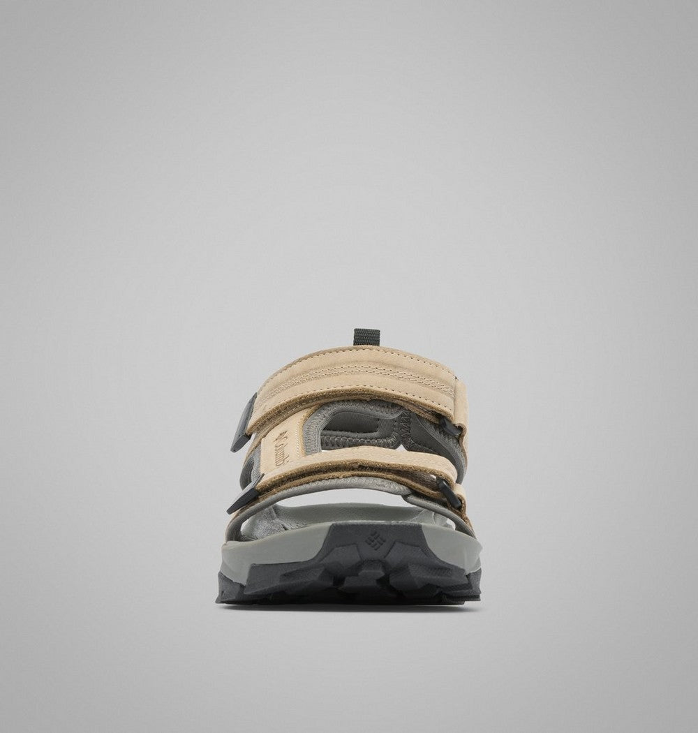 Men's Nubuck Leather Trail Sandal - Black