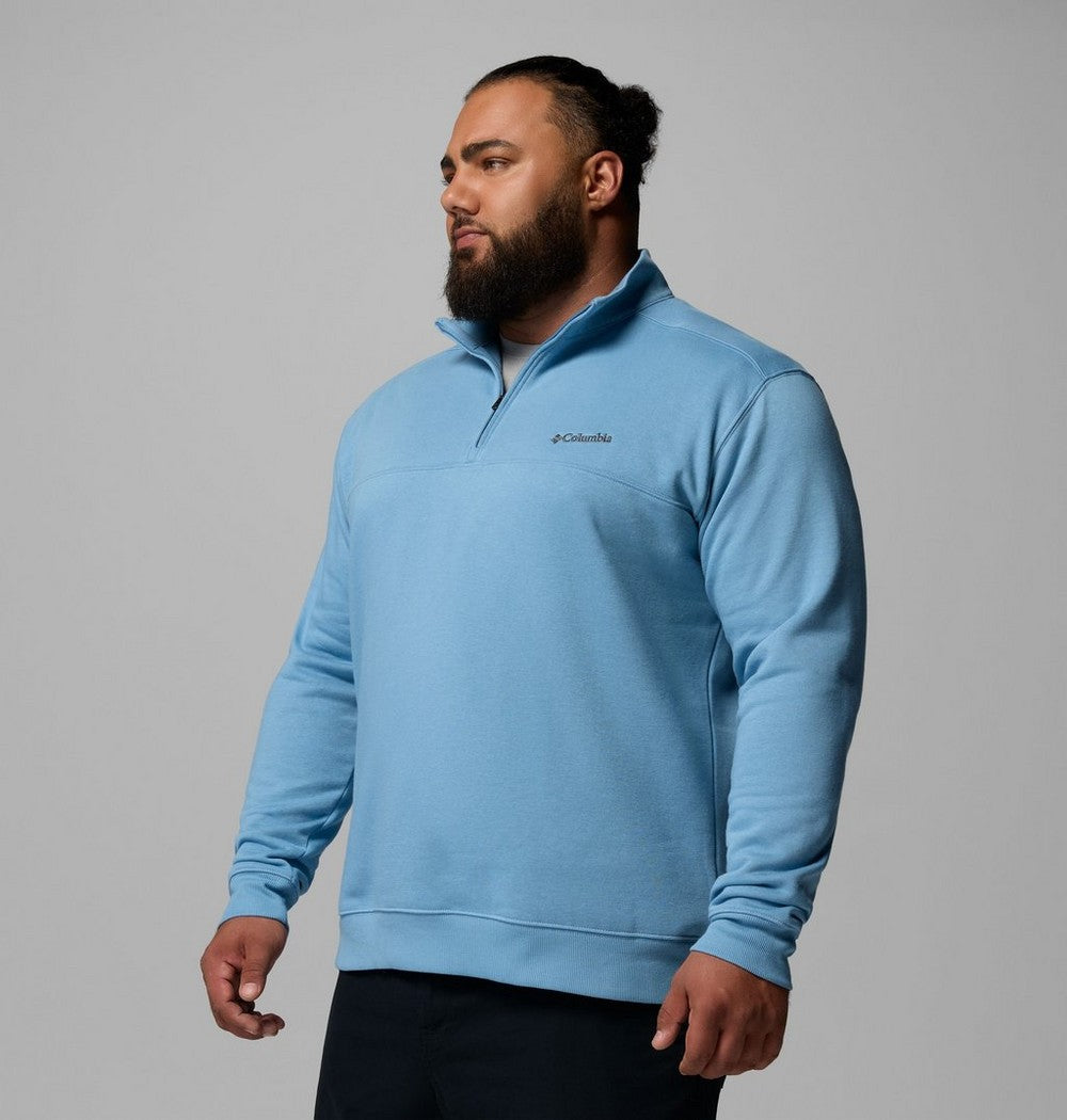 Men's Big Half-Zip Fleece Pullover - Blue