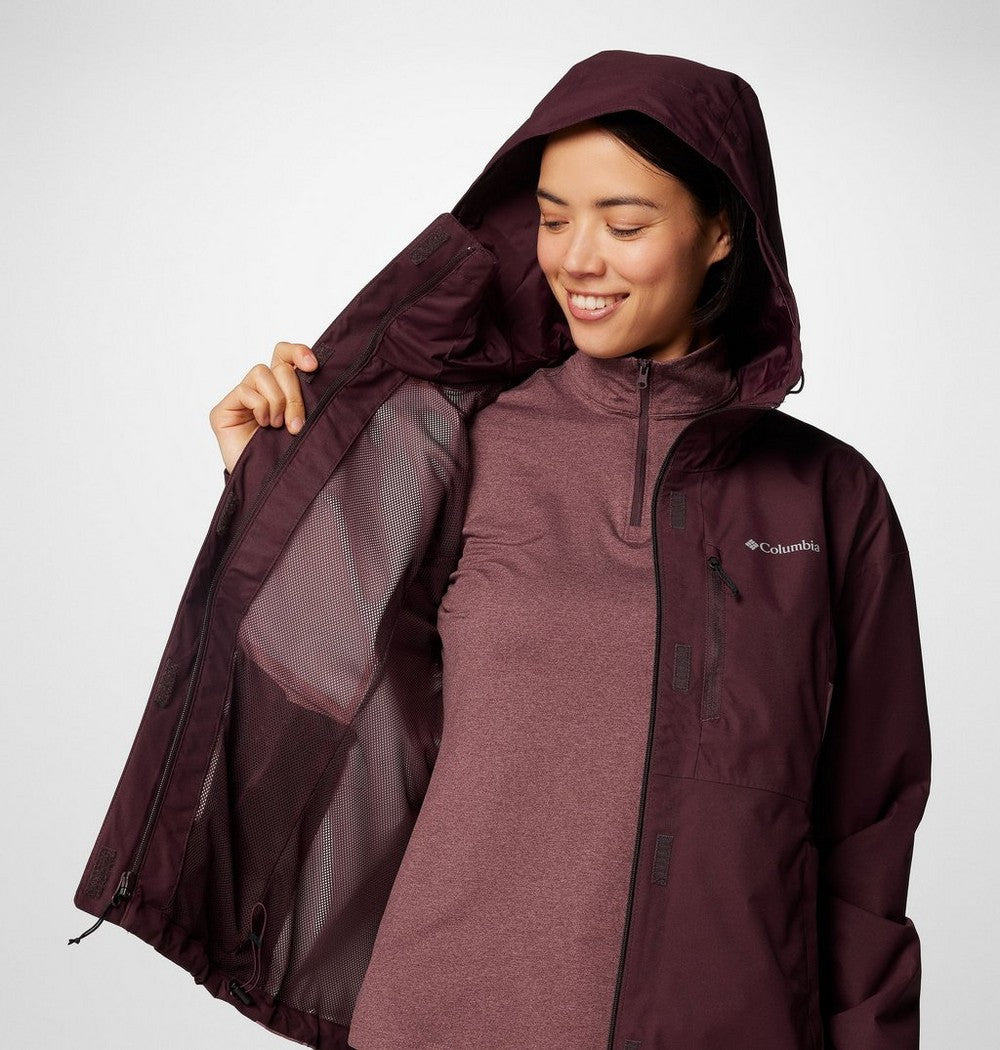 Women's Waterproof Rain Jacket - Coral