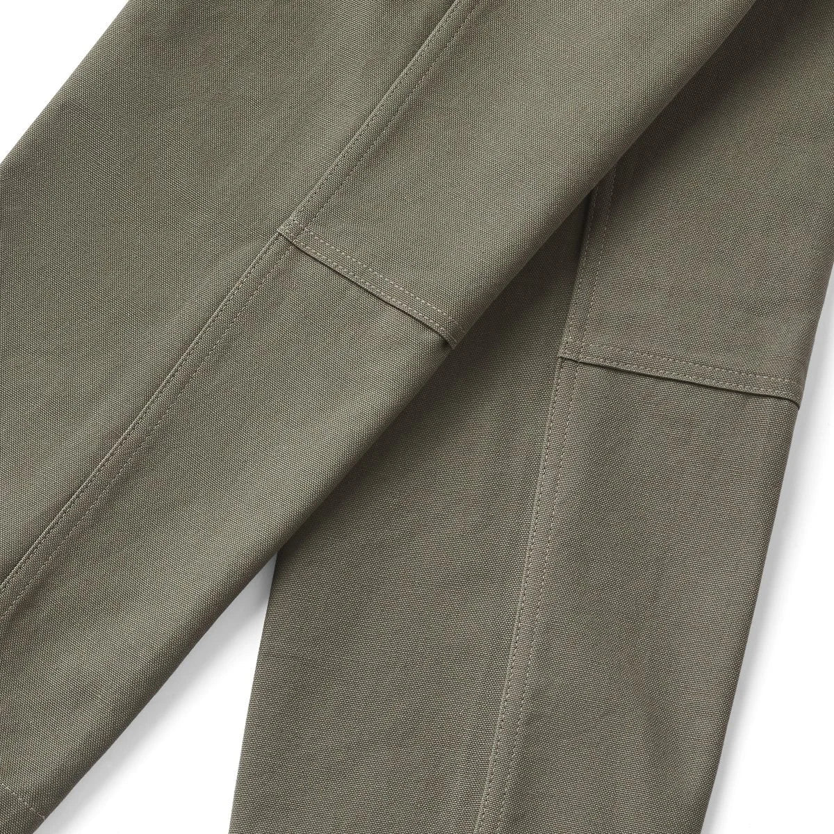 Women's Double Knee Cotton Duck Pants - Olive