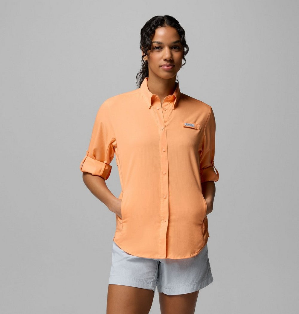 Women's Long Sleeve Fishing Shirt - Stone