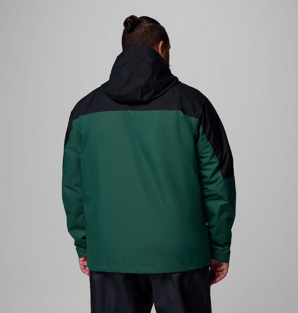 Men's Big 3-In-1 Waterproof Jacket - Green