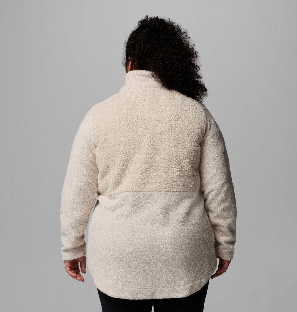 Women's Plus Sherpa Full-Zip Fleece - Grey