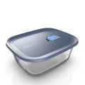 Large Rectangular Glass Food Storage Container