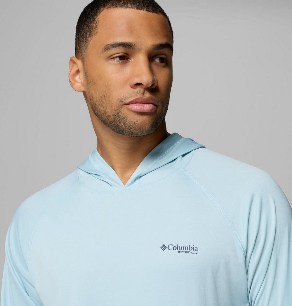 Men's Long-Sleeve Sun Hoodie - Gray