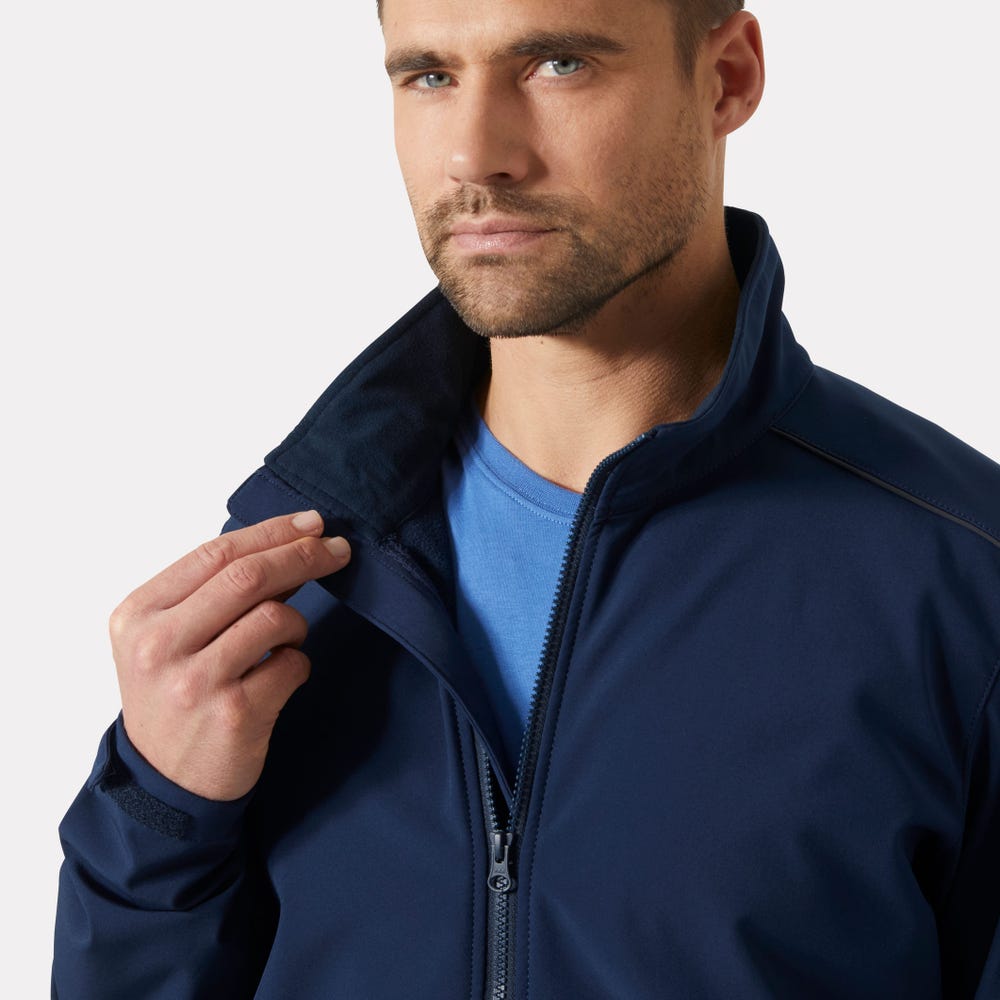 Three-Layer Softshell Work Jacket - Navy