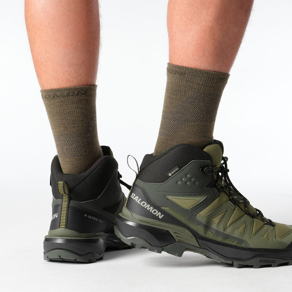 Men's Waterproof Mid Hiking Boots - Tan
