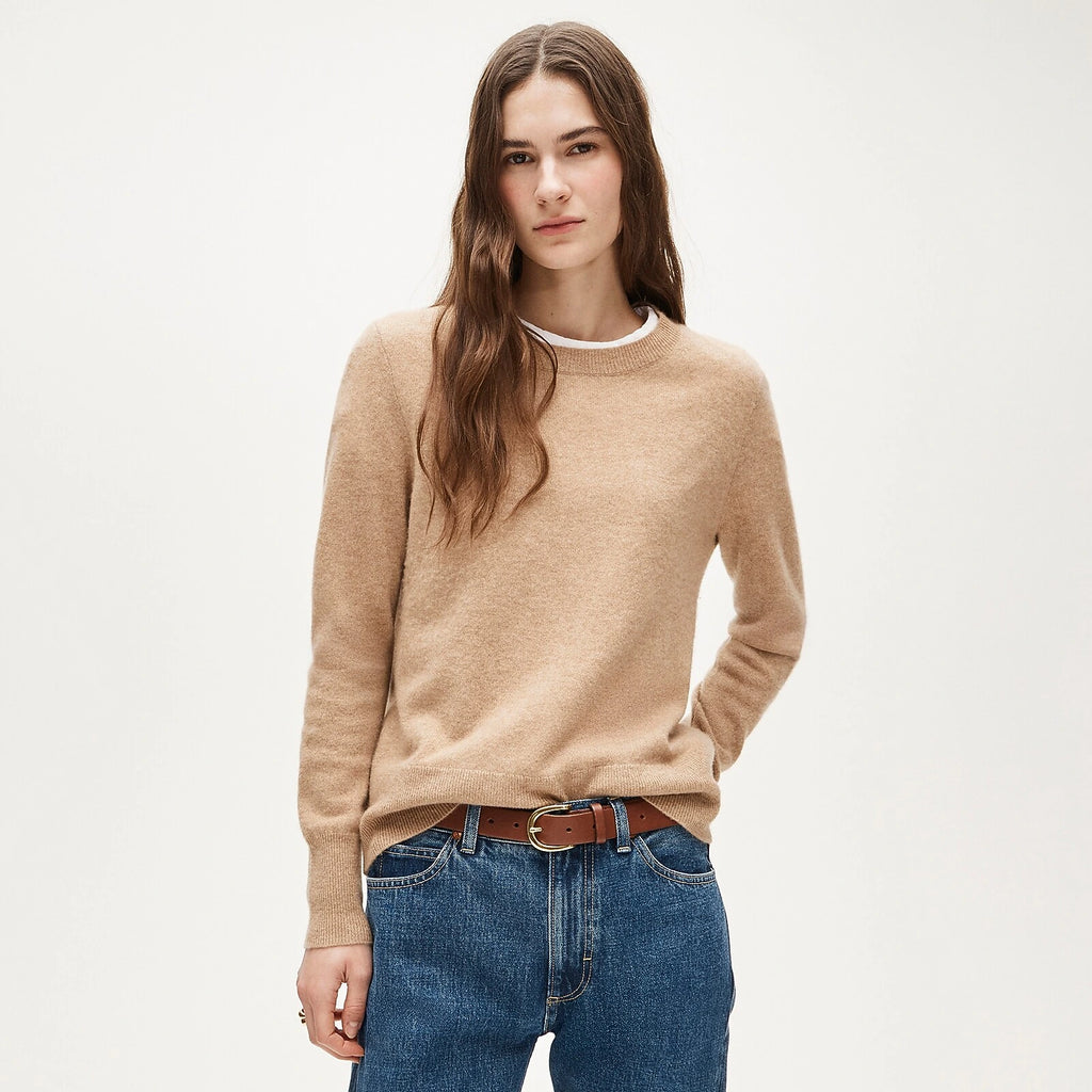 Cashmere Classic-Fit Crewneck Sweater - Black