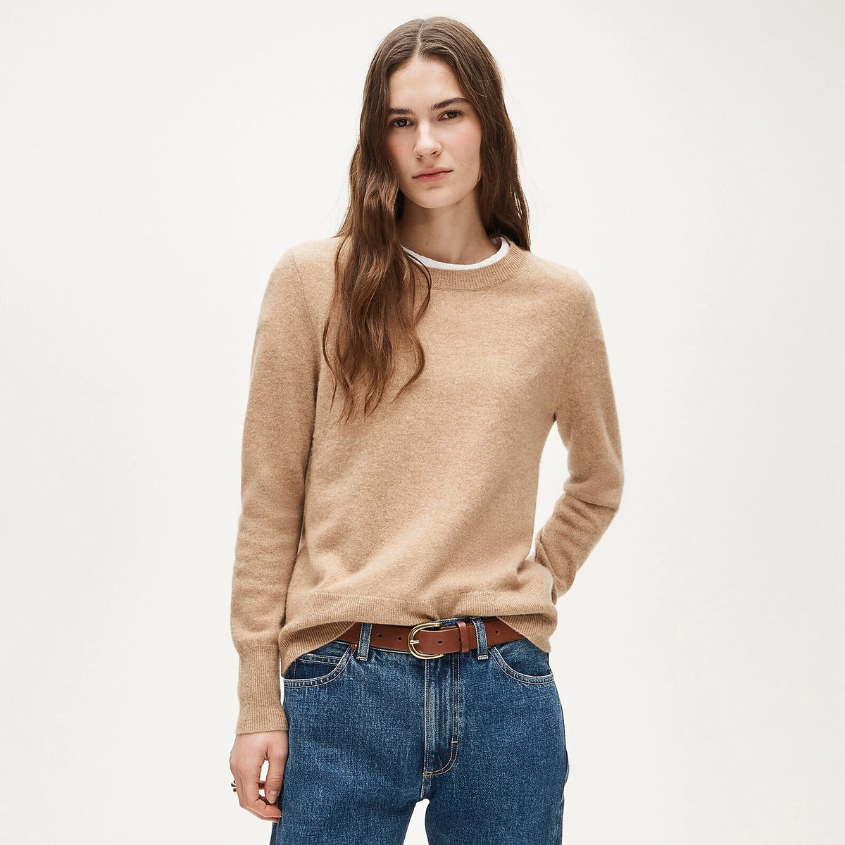 Cashmere Classic-Fit Crewneck Sweater - Black