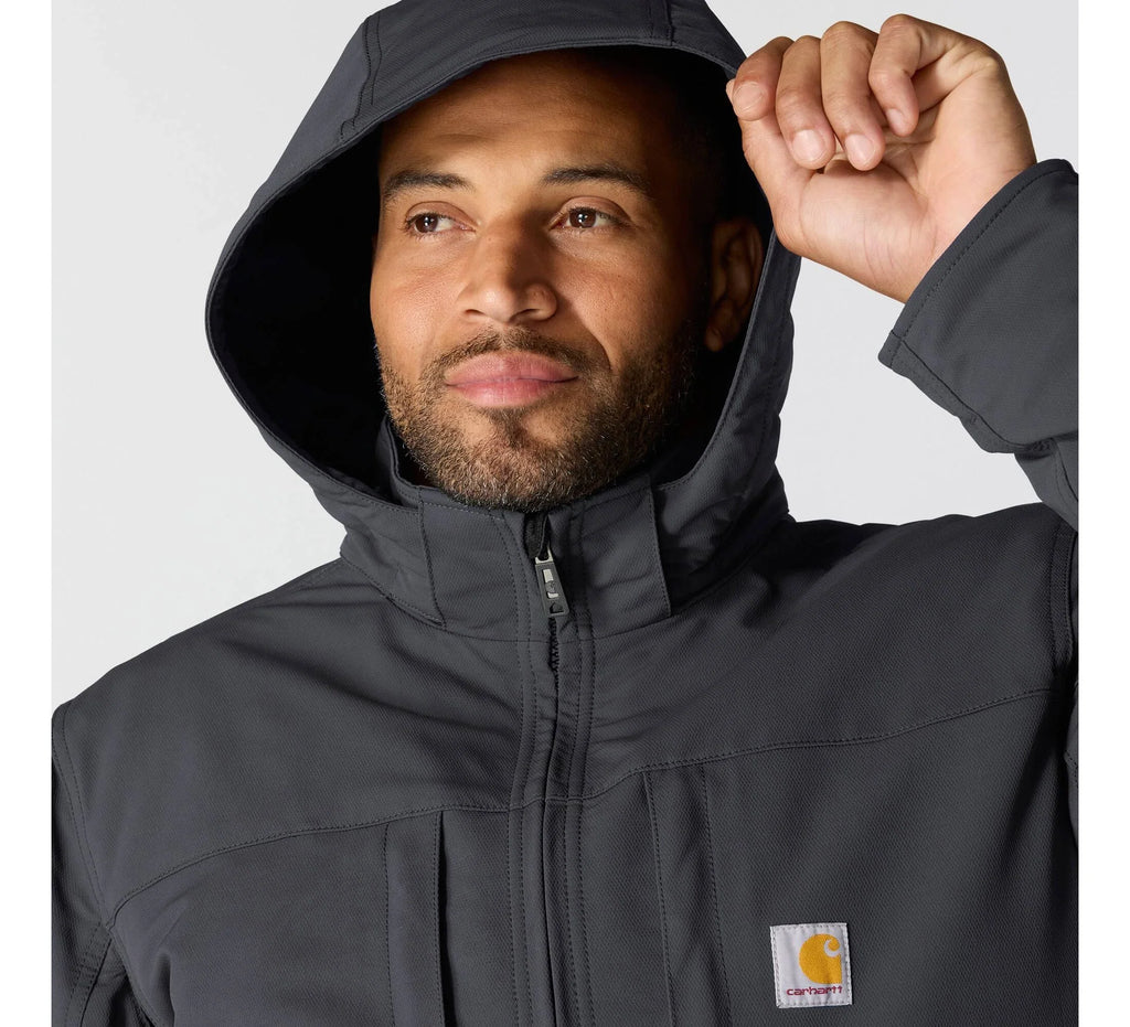 Men's Insulated Stretch Work Jacket - Gray