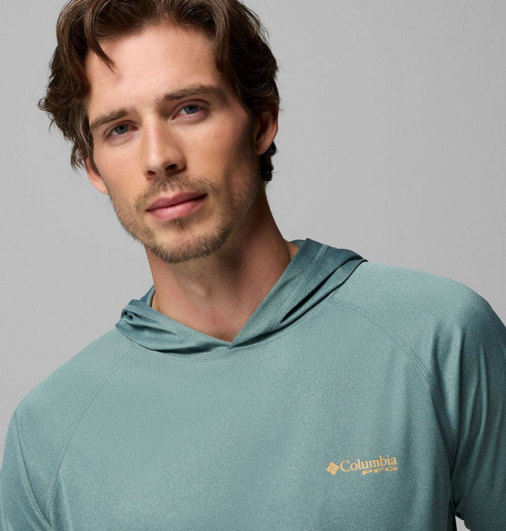Men's Long-Sleeve Sun Hoodie - Gray