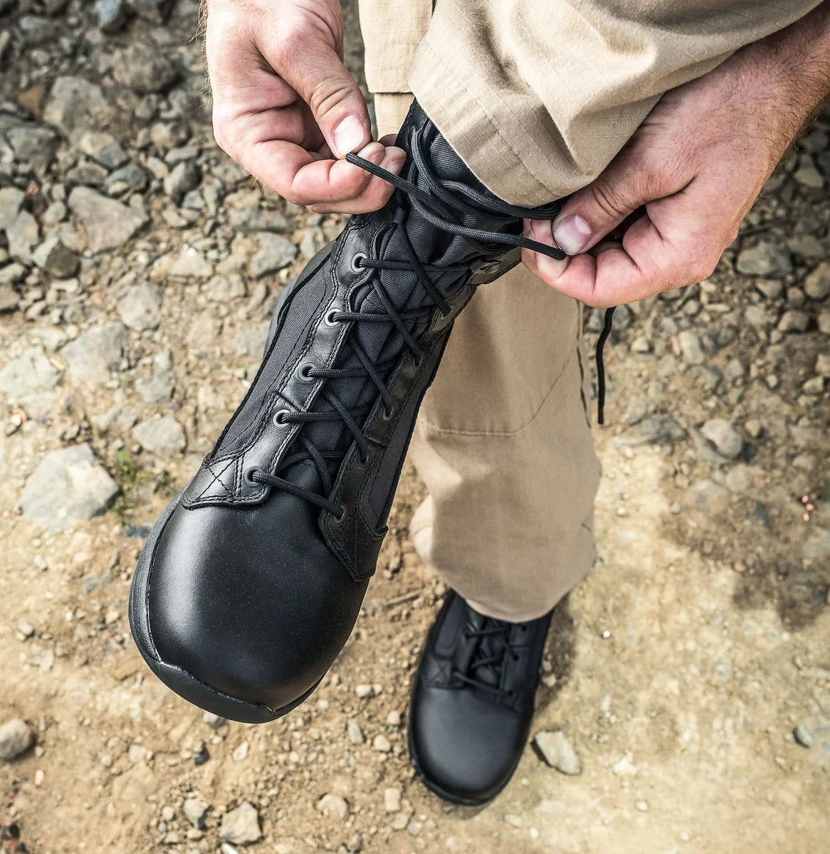 Waterproof 8-Inch Tactical Boot - Black