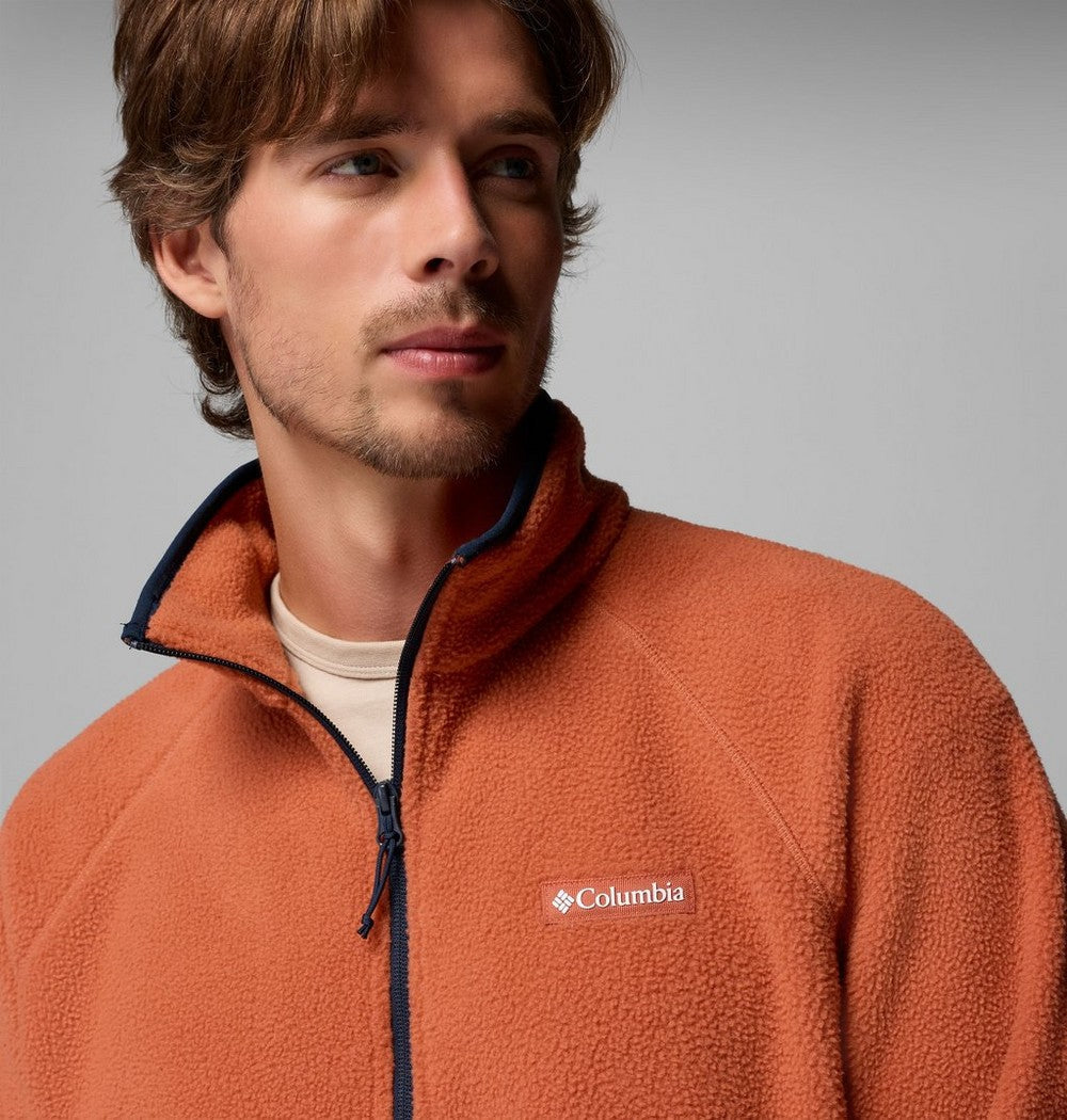 Men's Fleece Half-Zip Pullover - Dark Grey