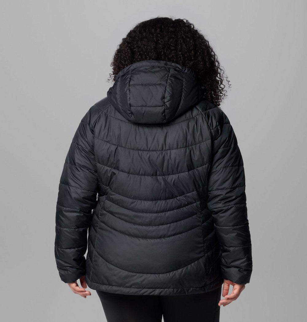 Women's Plus Size Insulated Hooded Jacket - Blue