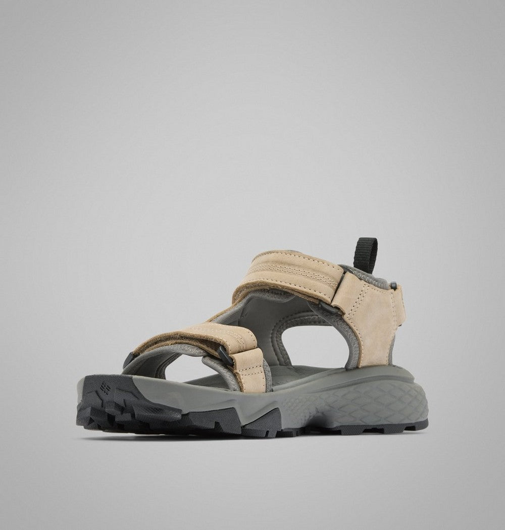 Men's Nubuck Leather Trail Sandal - Black