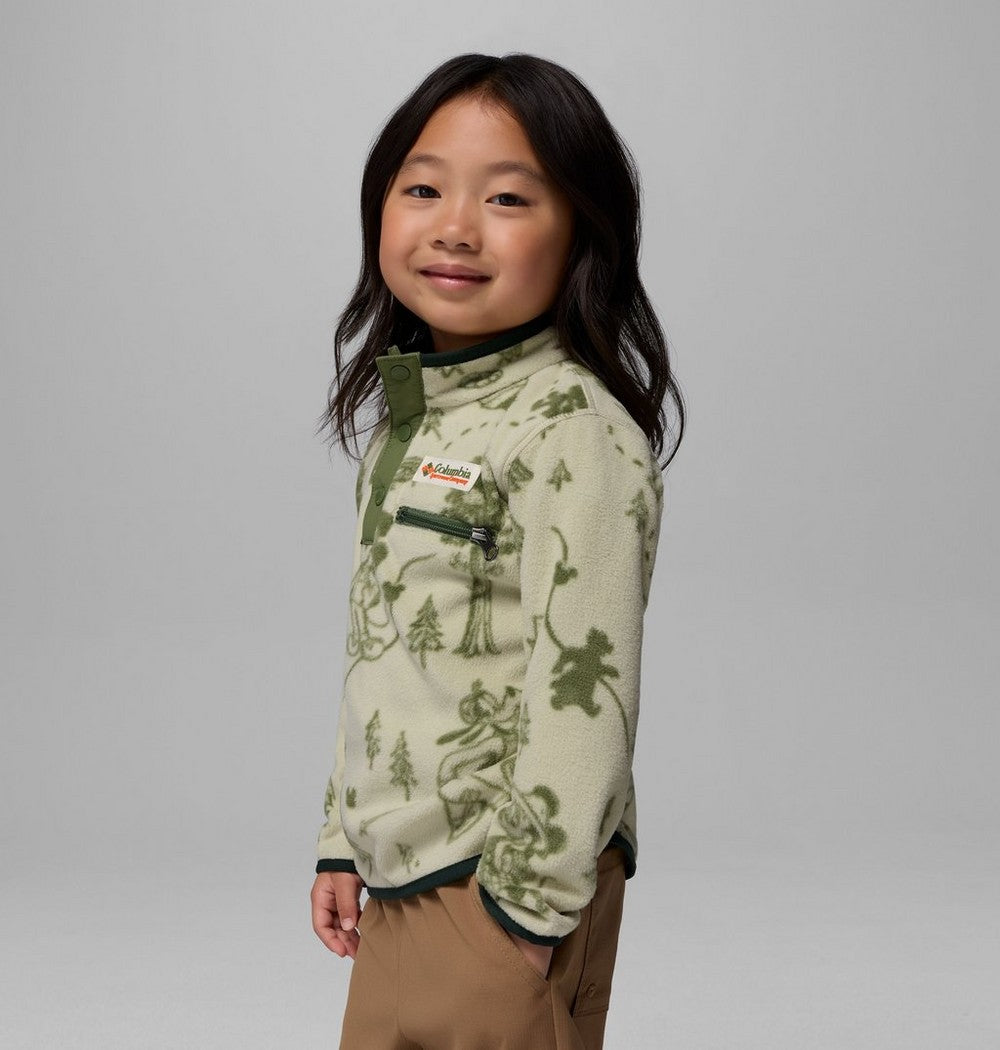 Toddler Character Print Half-Snap Fleece - Light Green