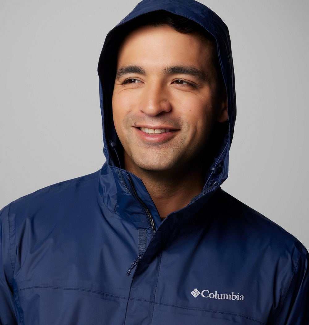 Men's Tall Waterproof Rain Jacket - Blue