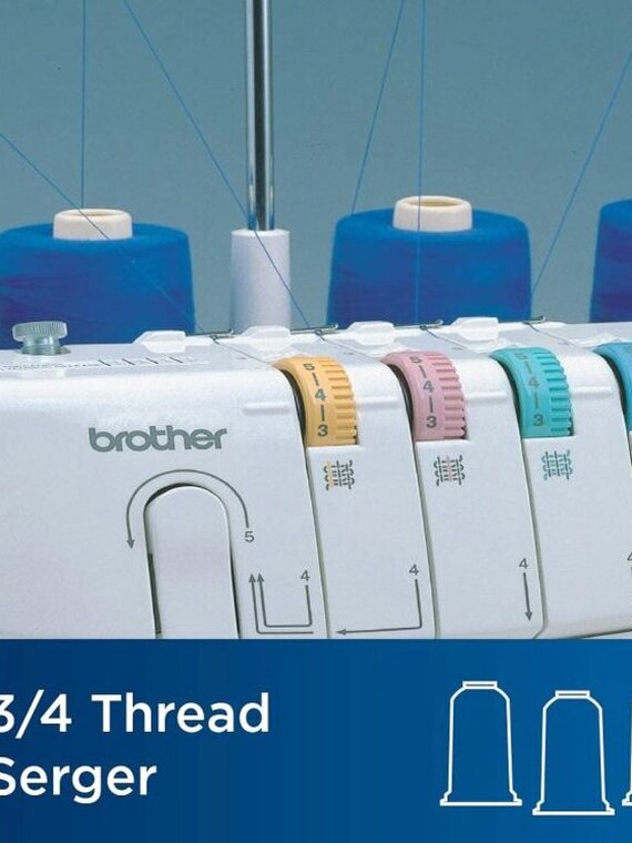 Brother 3/4 Thread Serger With Differential Feed And 3 Accessory Feet - 1034D