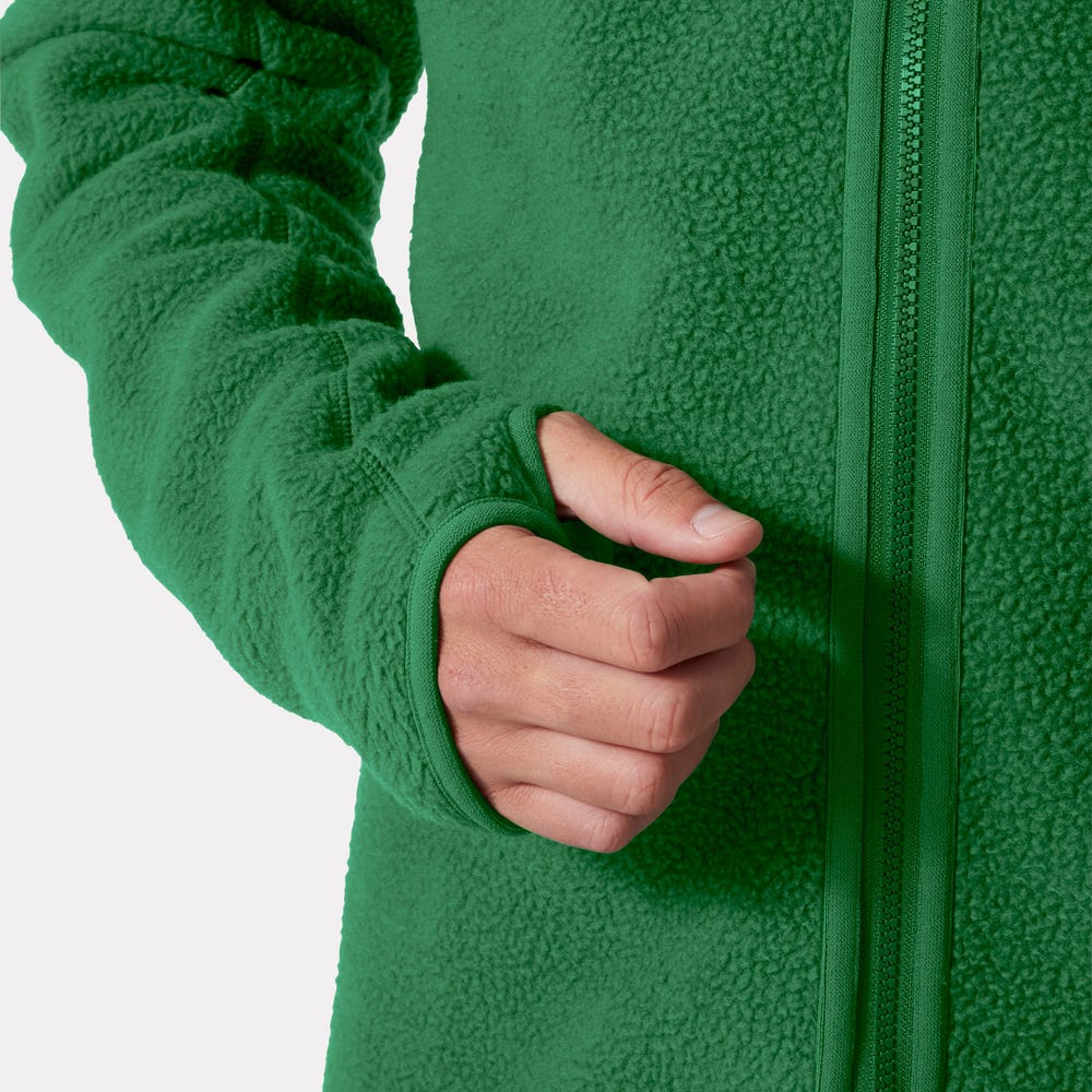 Recycled Pile Fleece Jacket - Dark Orange