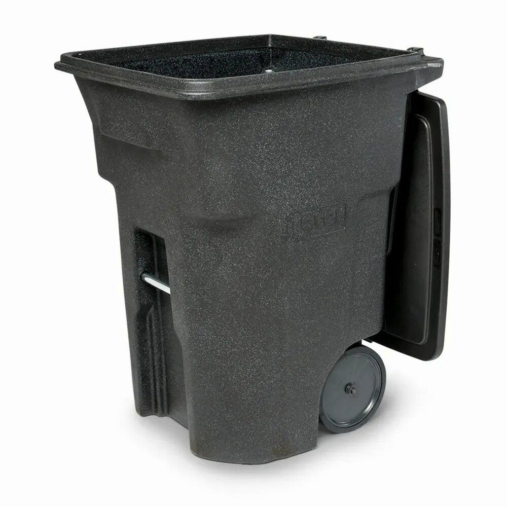 Toter 96 Gallon Trash Can With Smooth Wheels And Lid