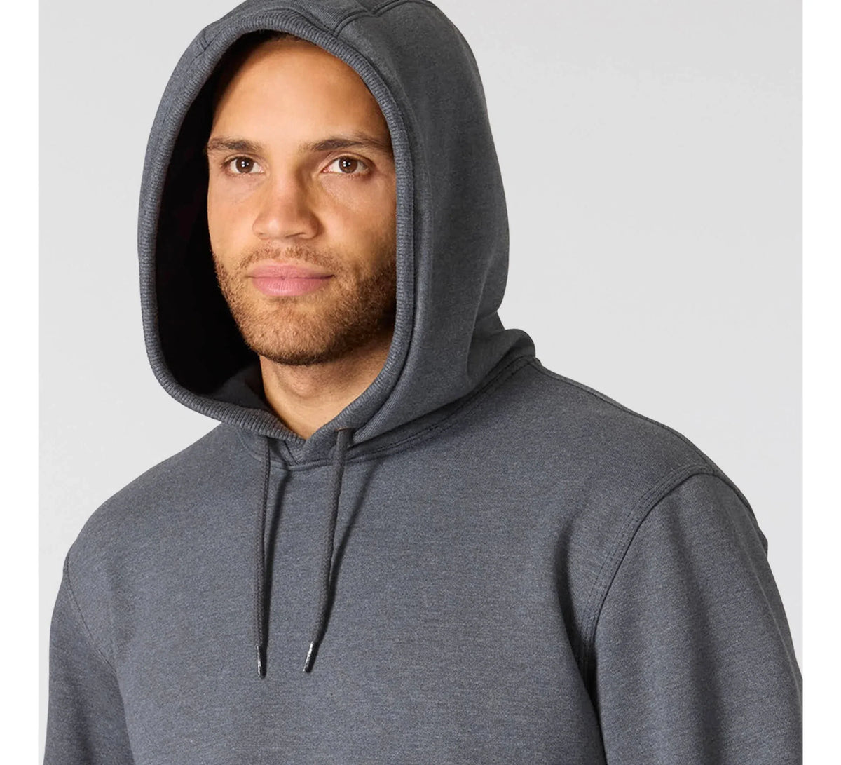 Men's Heavyweight Fleece Pullover Hoodie - Gray