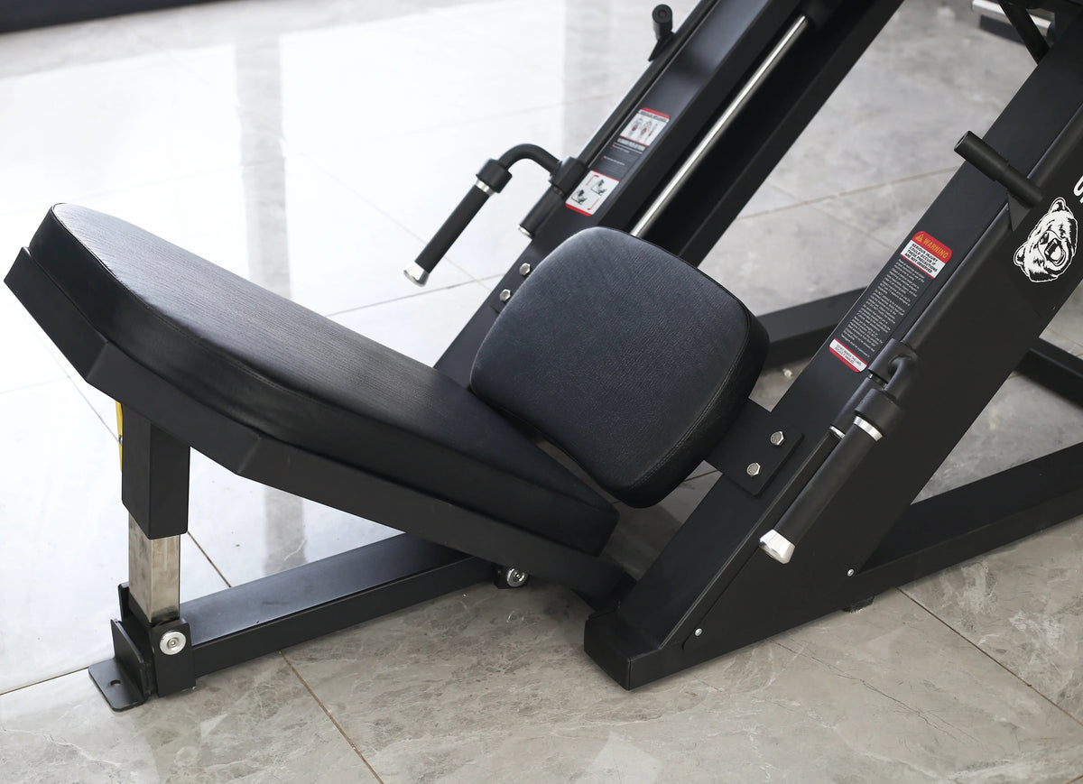 BalanceFrom Plate Loaded Adjustable Leg Press Machine With Extra Plate Storage, 1000-Pound Capacity - SF-L2
