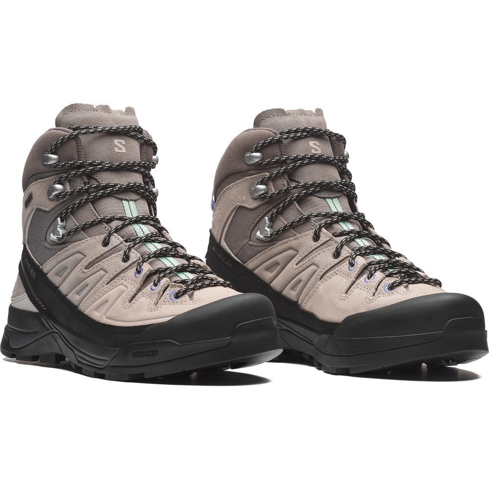 Waterproof Leather Mid Hiking Sneaker - Gray