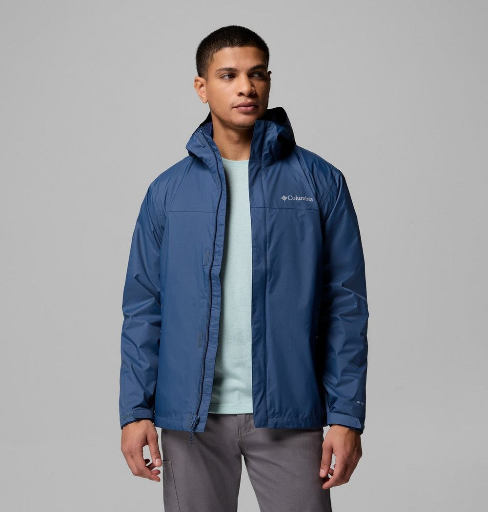 Men's Tall Waterproof Rain Jacket - Blue