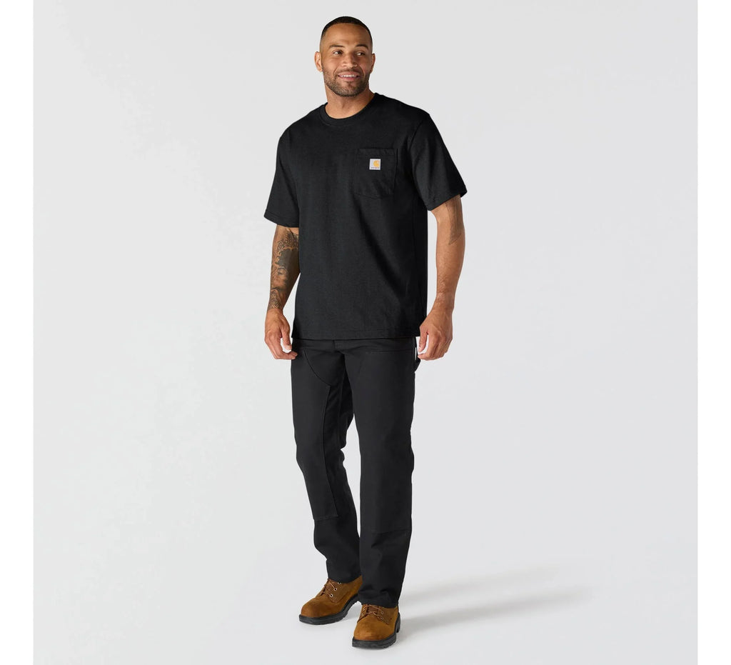 Men's Relaxed Pocket T-Shirt - Black