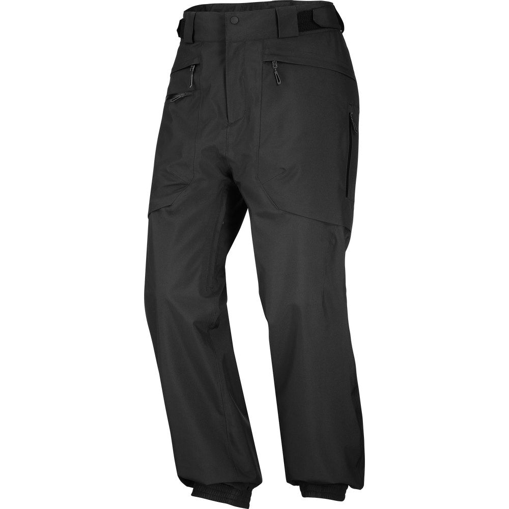 Men's Waterproof Snow Shell Pants - Black