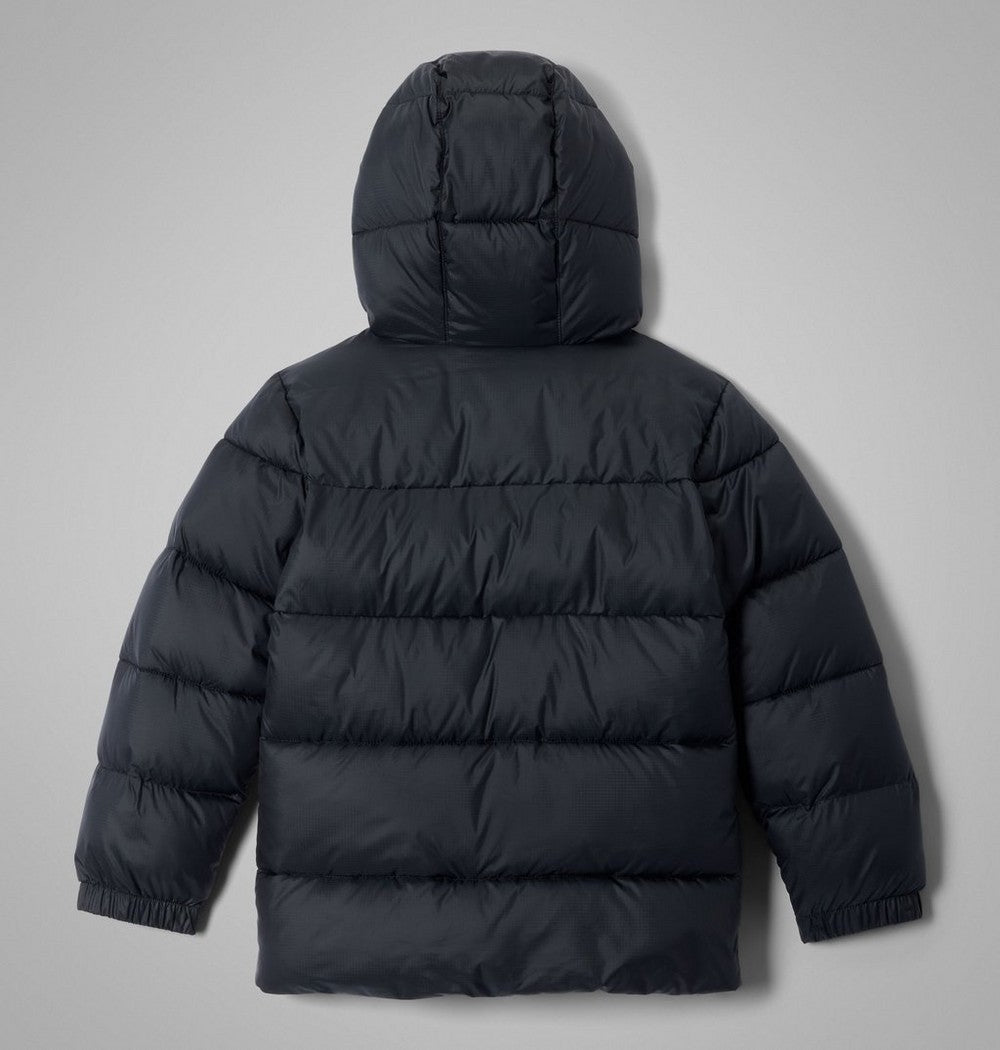 Kids' Hooded Insulated Puffer Jacket - Red Black