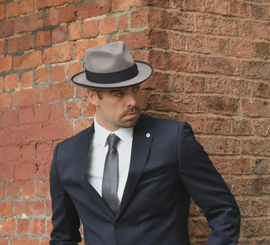 The Fox Fedora-Gray
