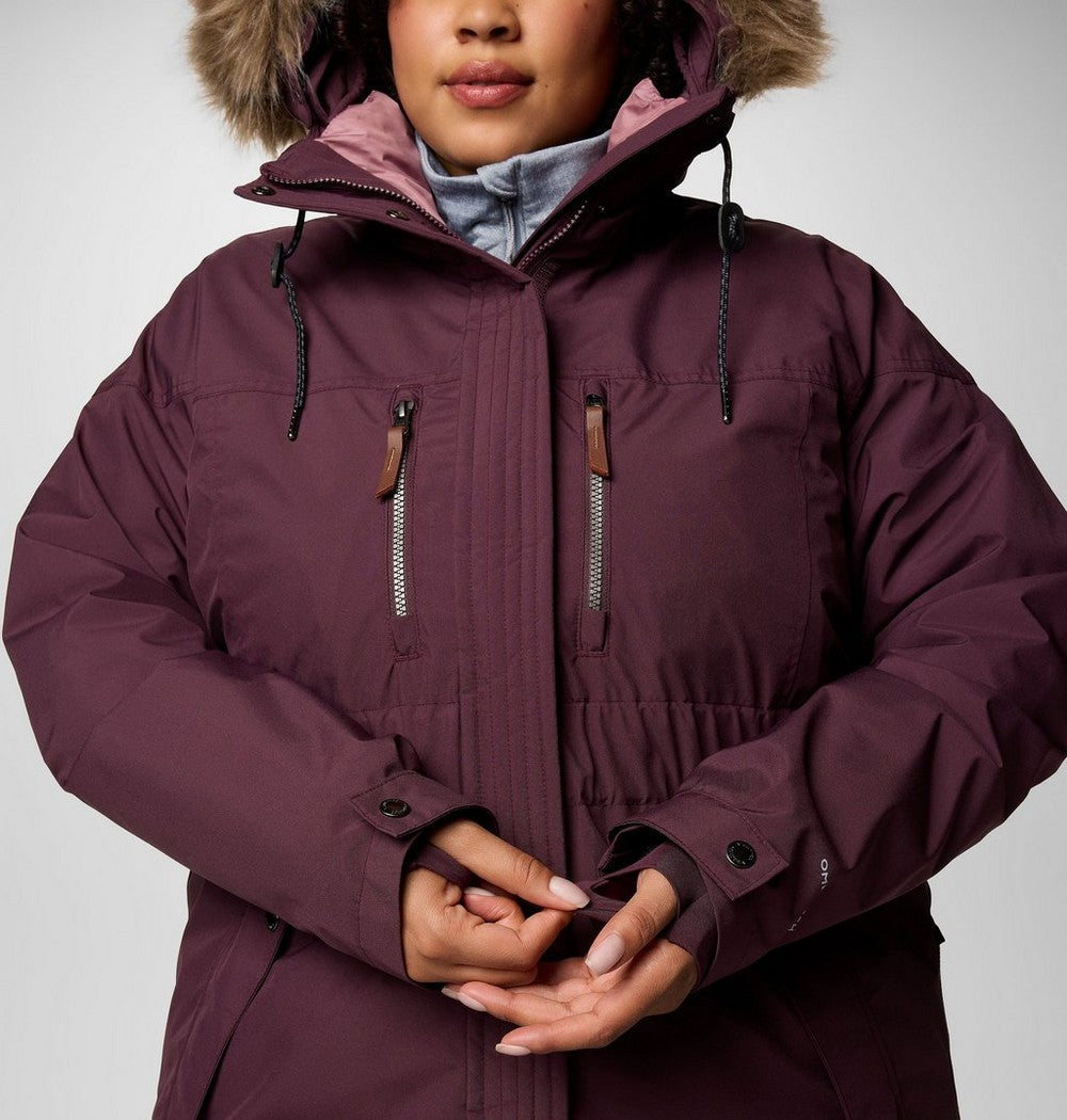 Women's Plus 3-In-1 Hooded Winter Jacket - Green