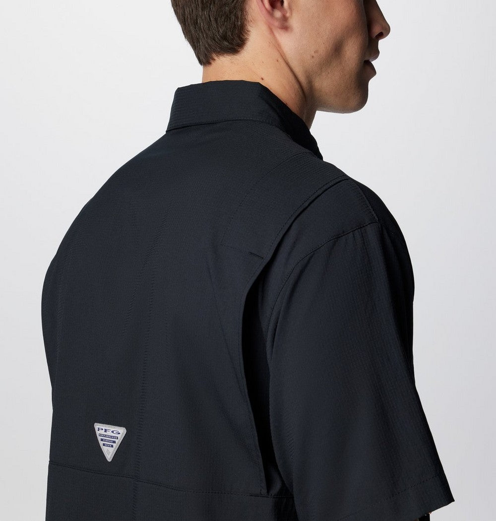 Men's Short-Sleeve Fishing Shirt - Blue